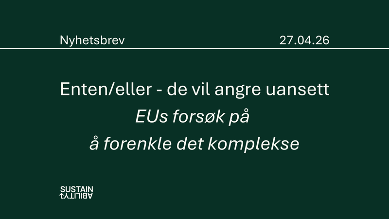 Enten/eller – de vil angre uansett