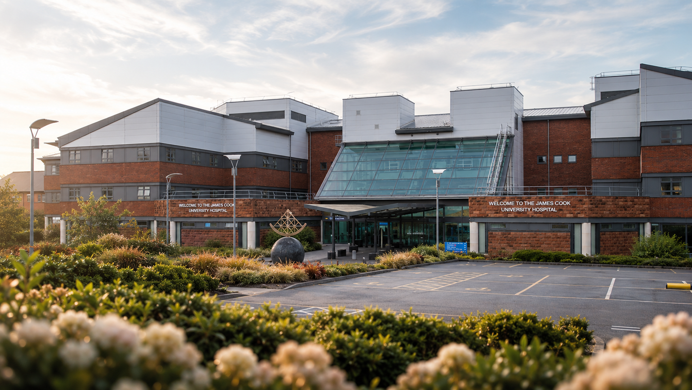 James Cook University Hospital exterior, South Tees