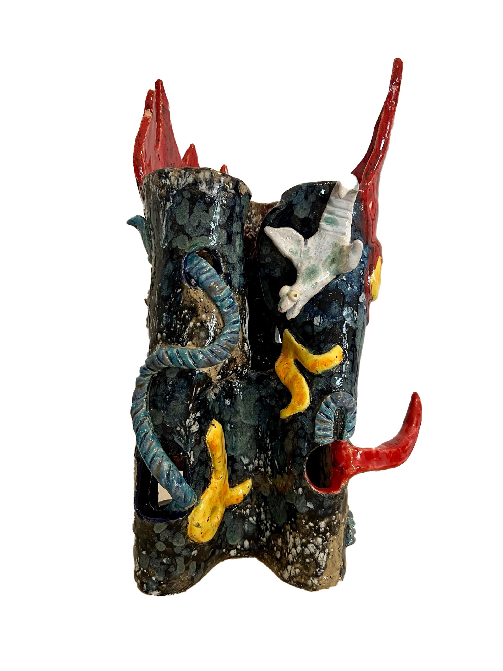 Castle I, 2023 Glazed ceramic, 37 x 28 x 19 cm