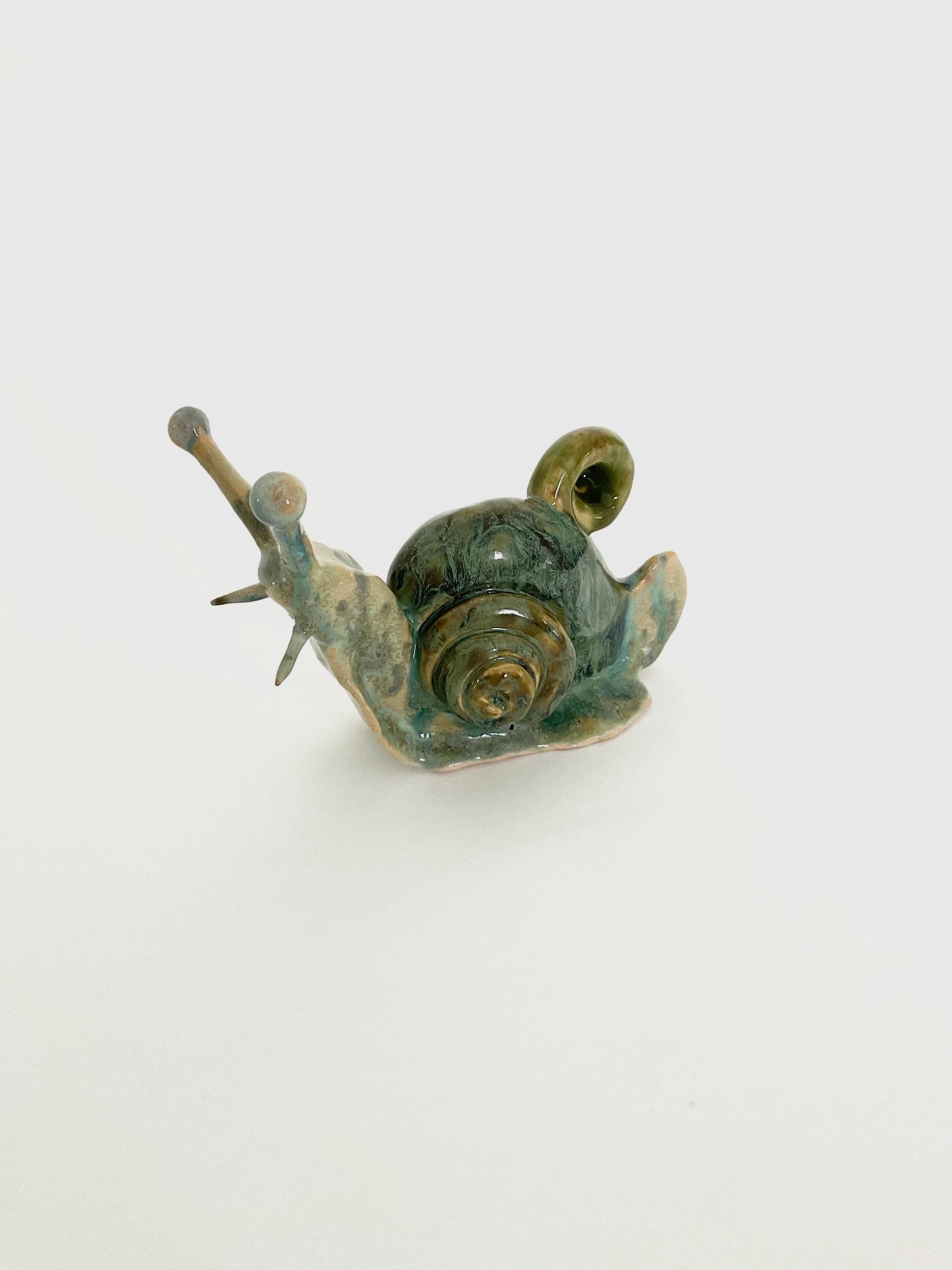 Snail I, 2026 Glazed ceramic, 13 x 10 x 8 cm