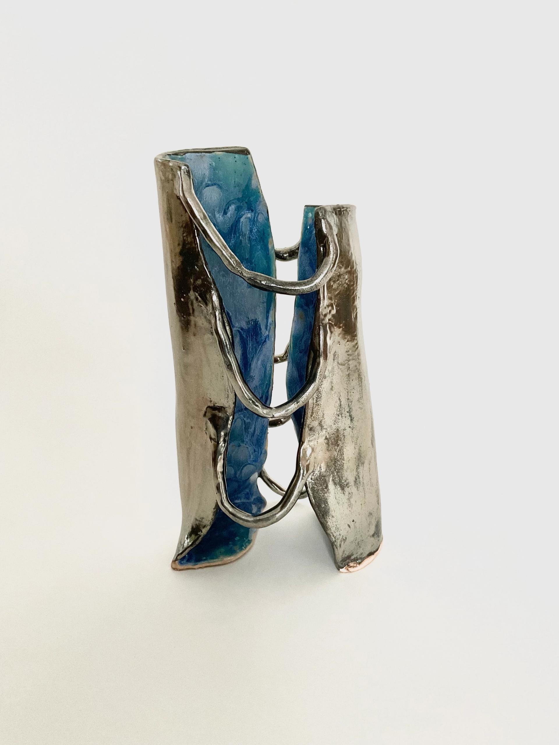 First Hug, 2026 Glazed ceramic, 22,5 x 9 x 10,5 cm