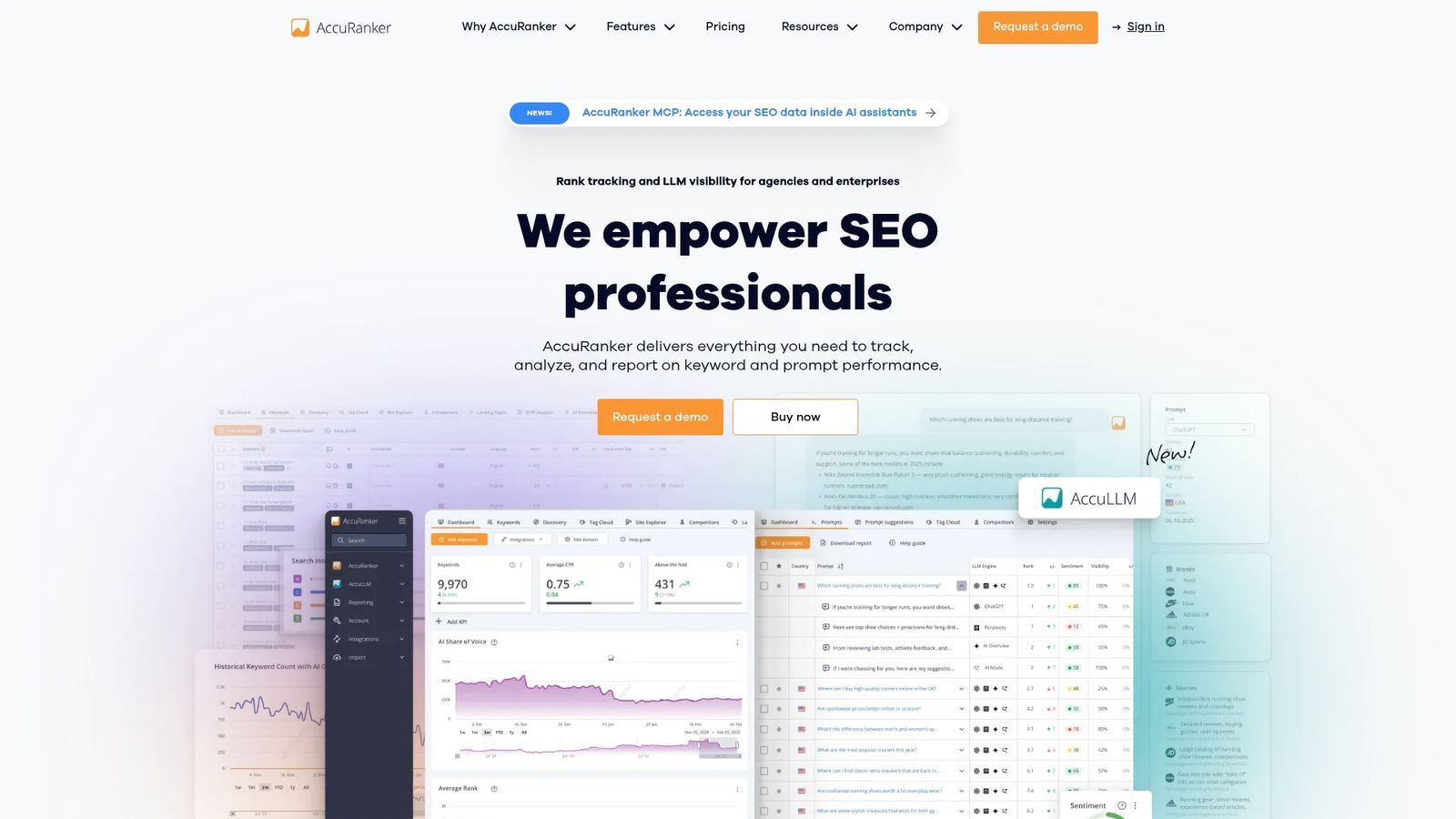 AccuRanker: Best For Teams Comparing Refresh-Heavy Rank Tracking
