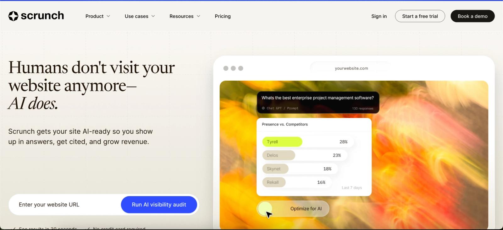  Scrunch: Best For Changing What AI Crawlers See 