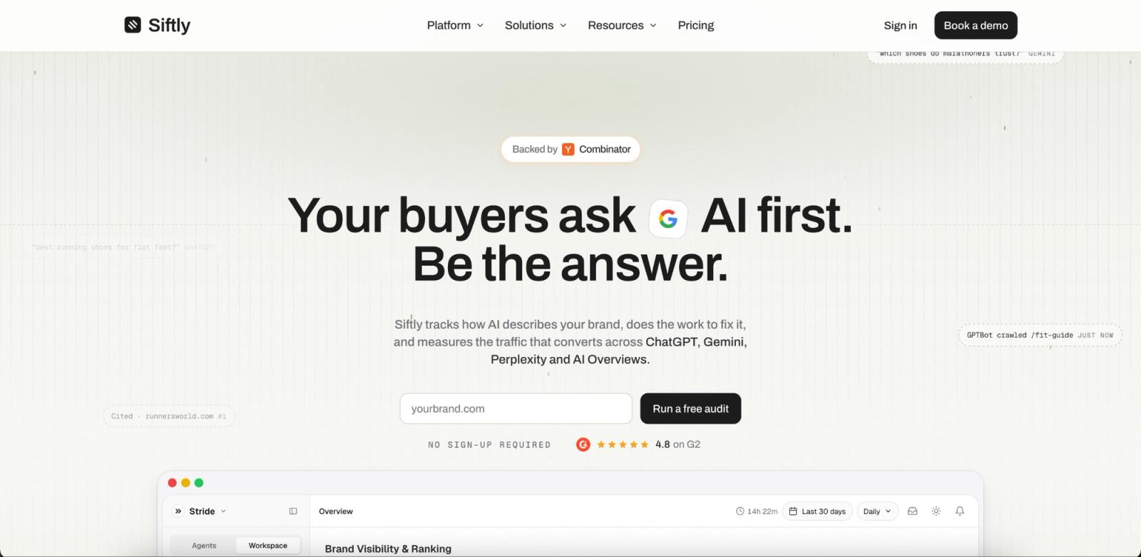 Siftly: Best For Citation Rate And Share-Of-Voice Reporting