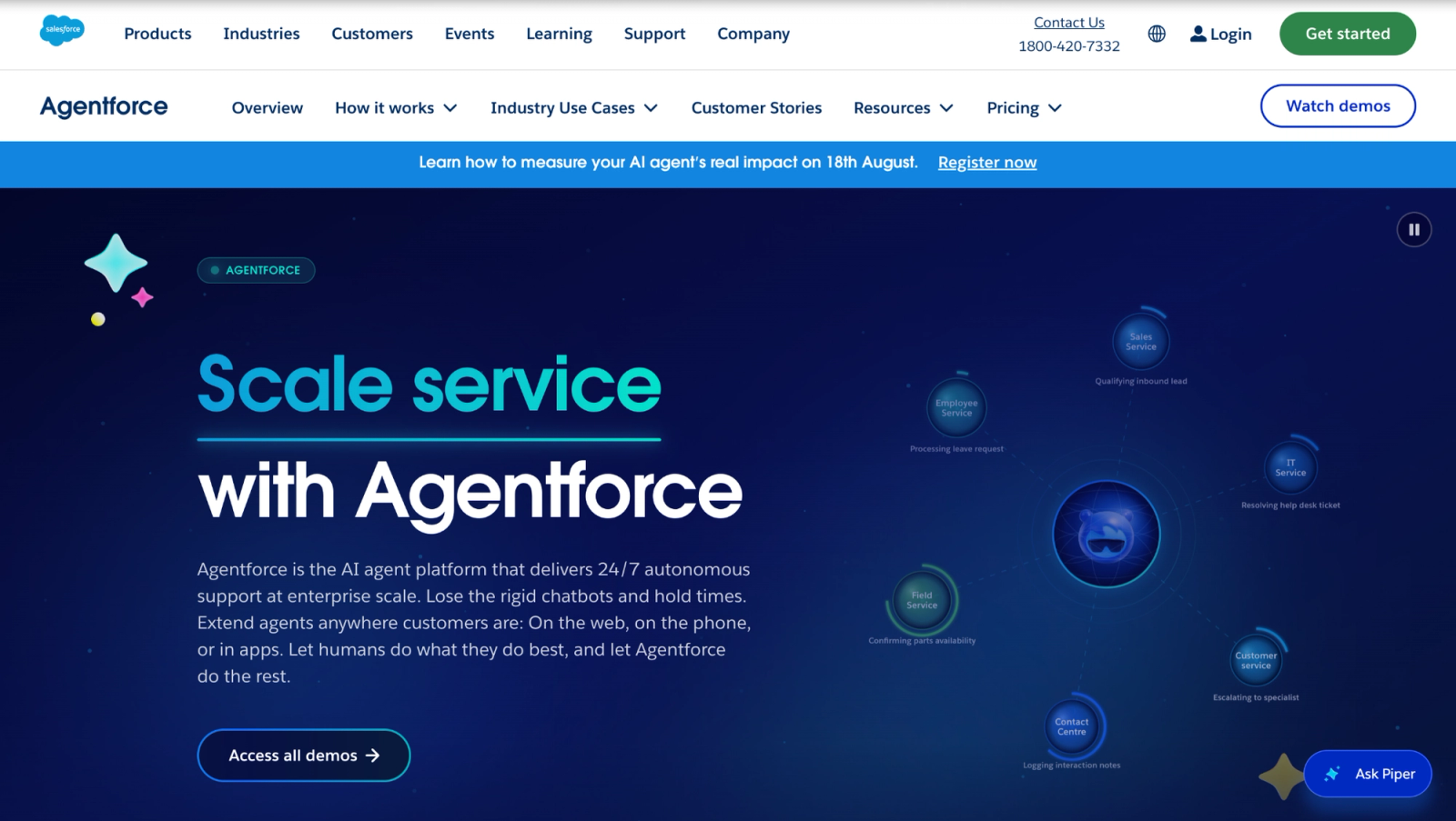 Salesforce Agentforce For Enterprise CRM Lifecycle Teams
