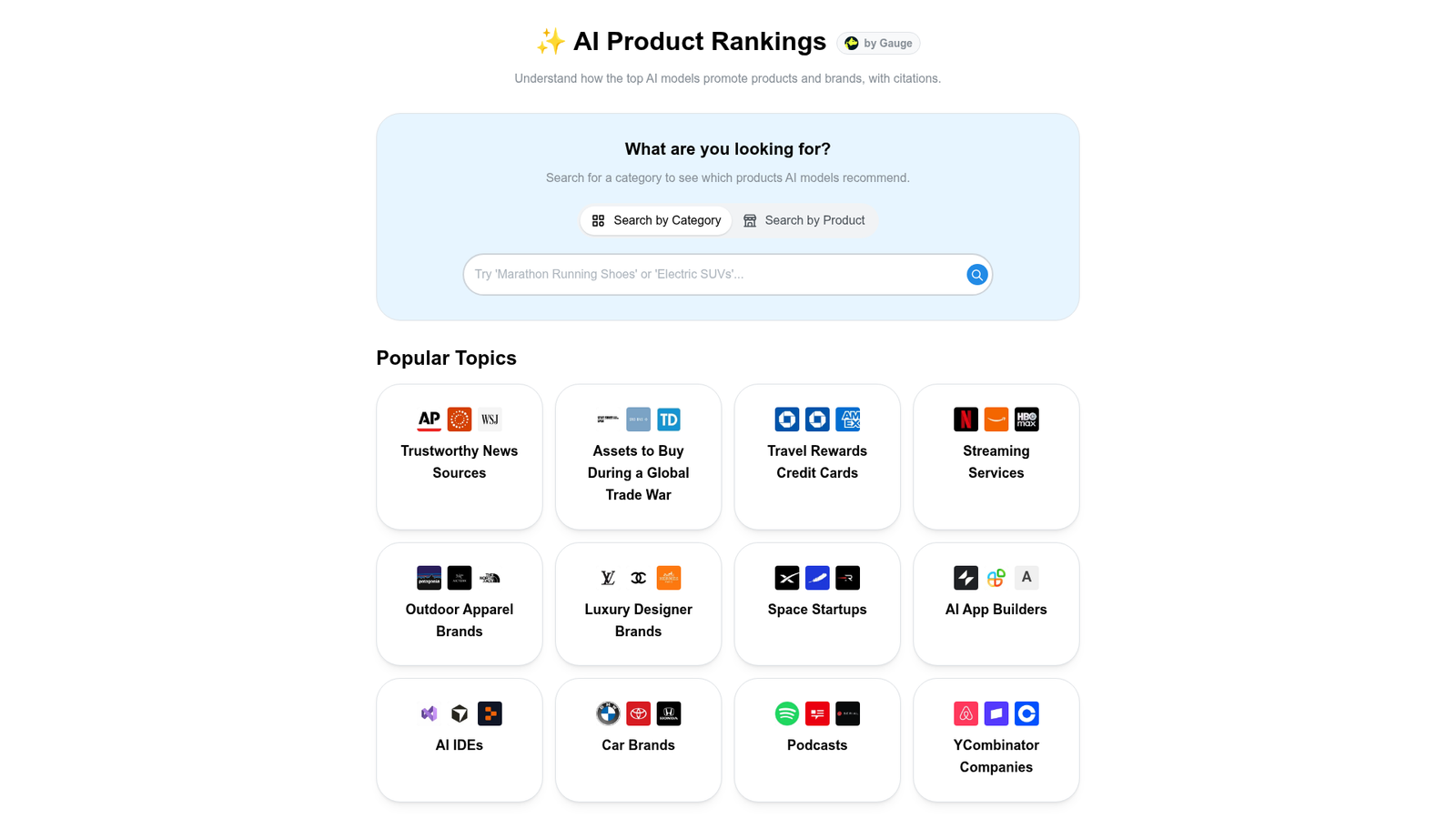 ProductRank.ai homepage