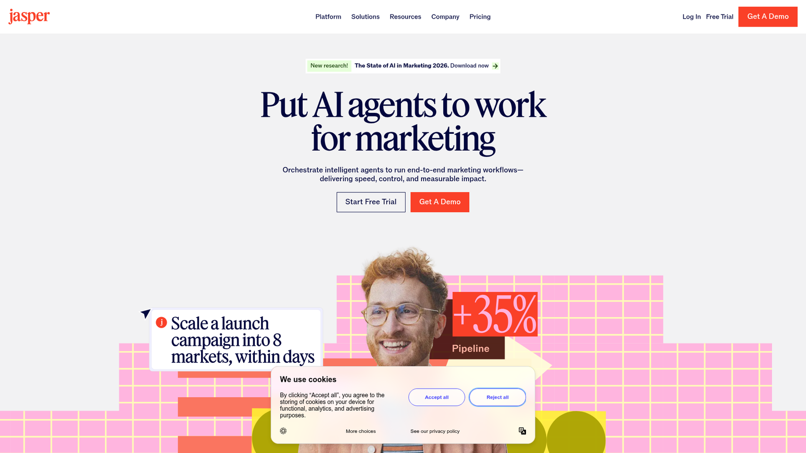 Jasper homepage