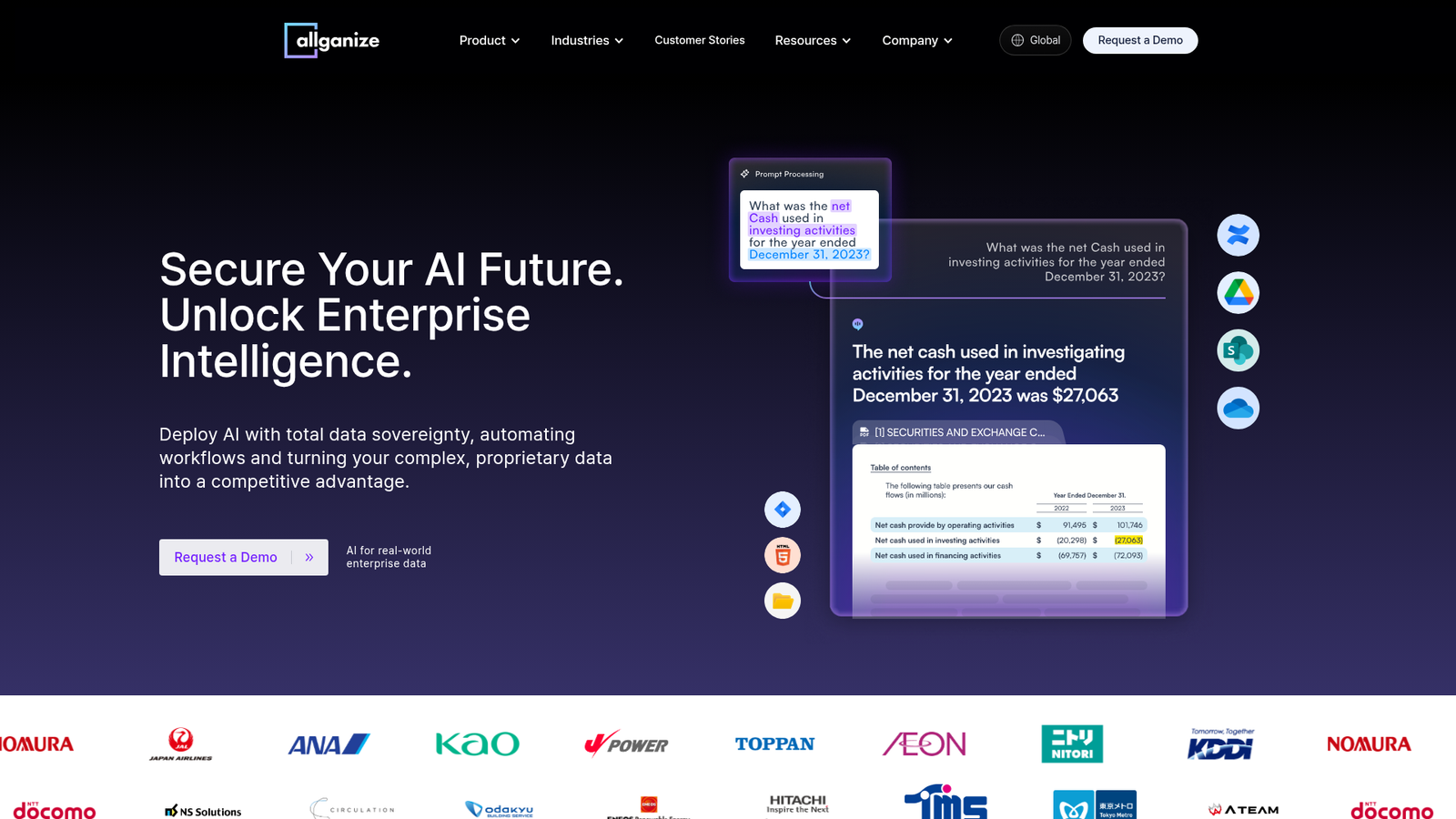 Alli AI homepage