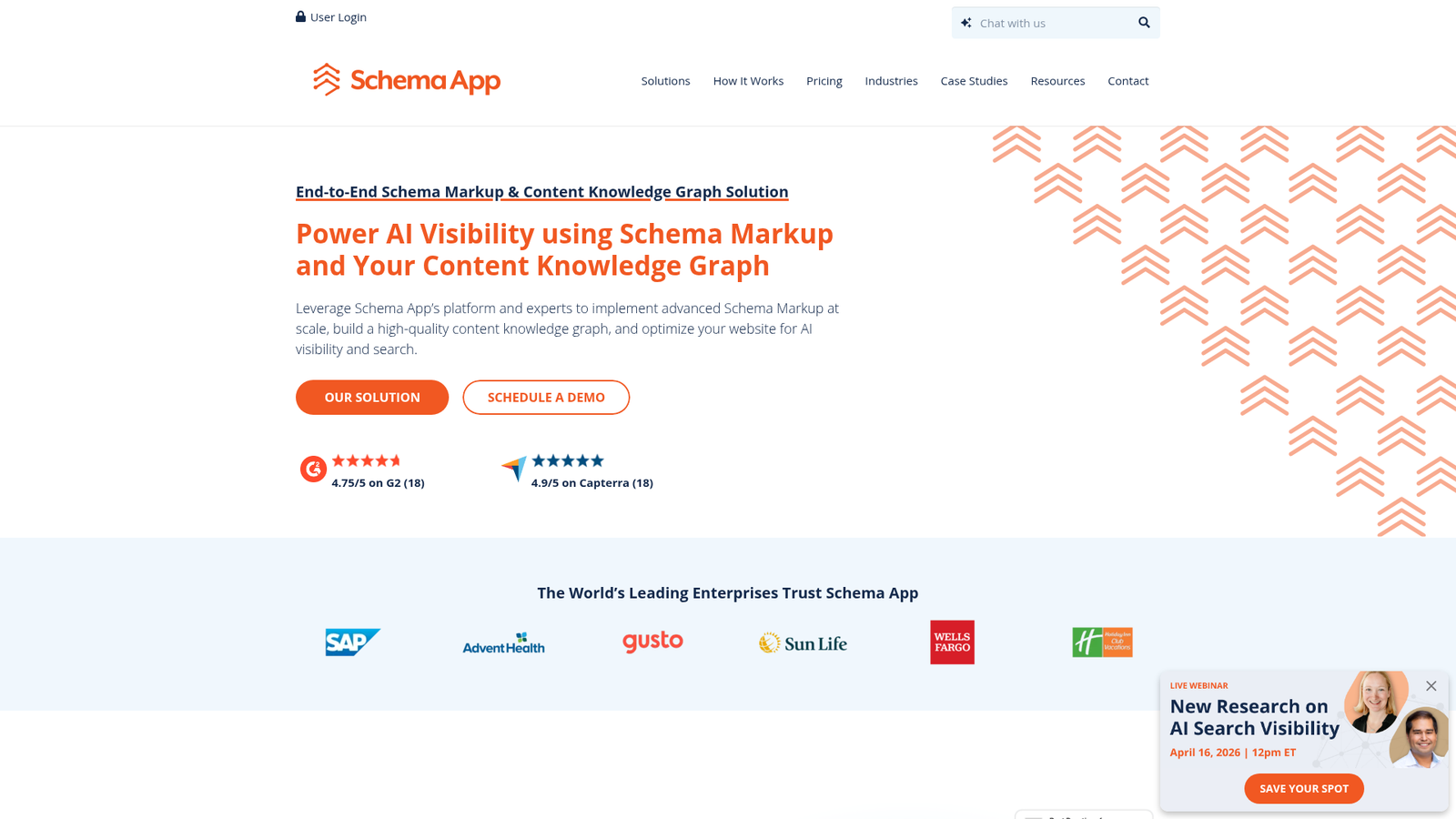 Schema App homepage
