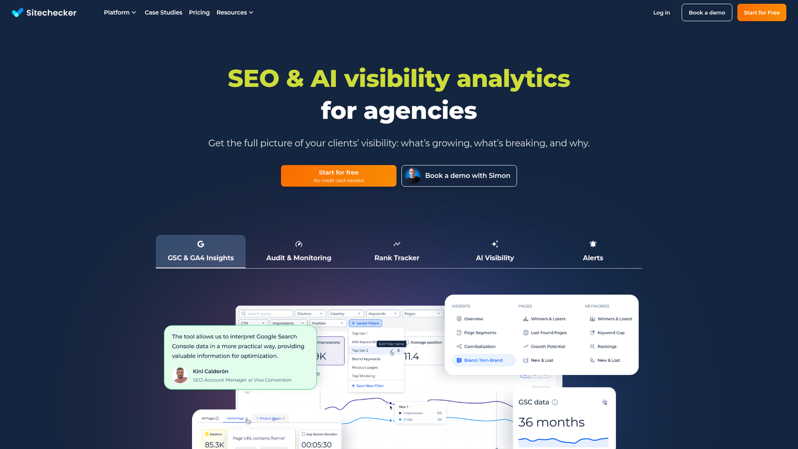 Sitechecker homepage