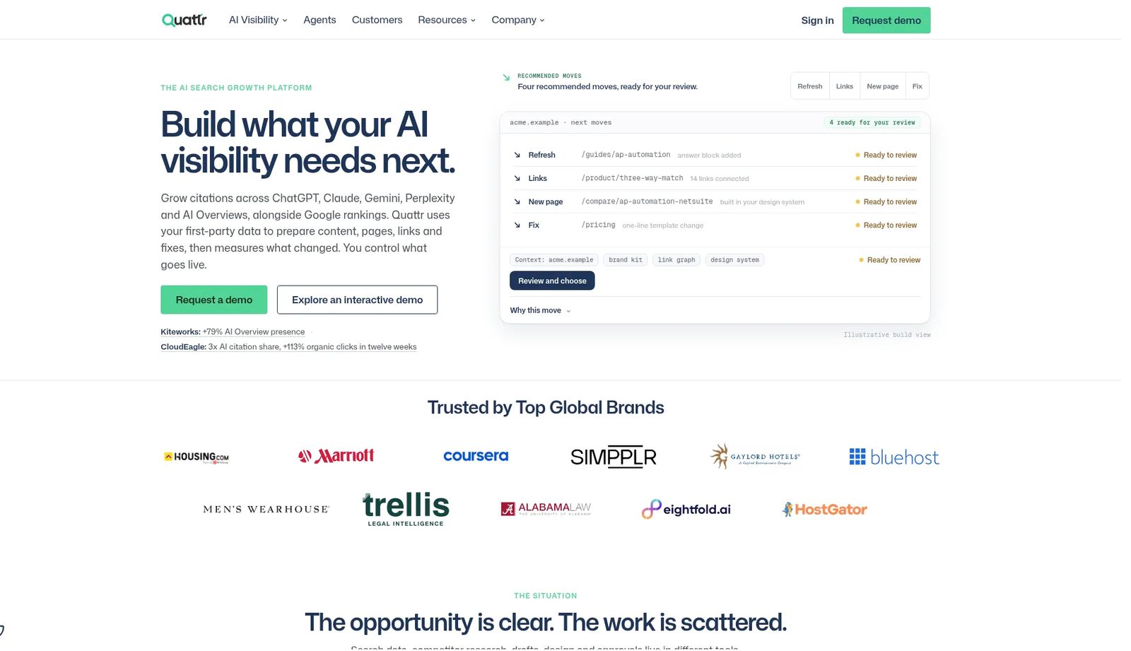 Quattr Homepage