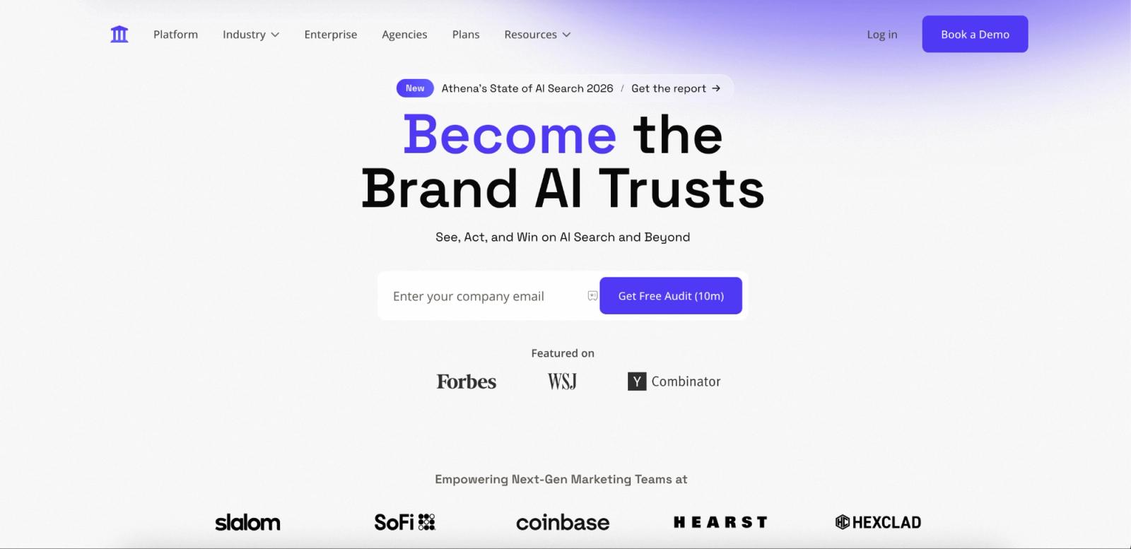 AthenaHQ: Best For Self-Serve Tracking With Built-In Actions