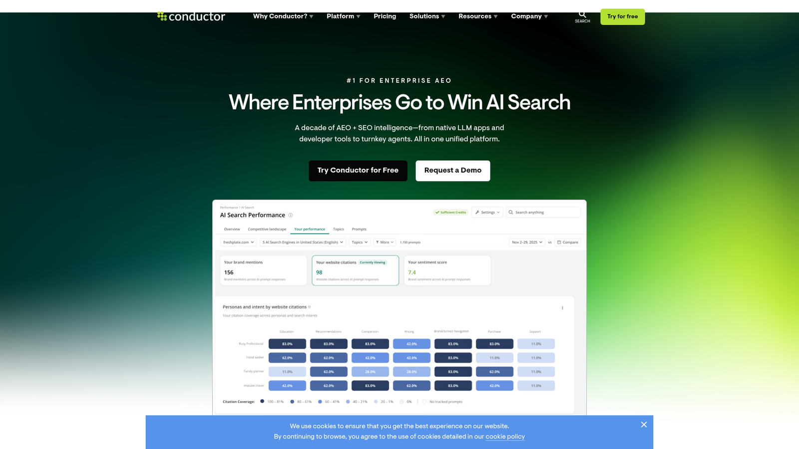 Conductor homepage