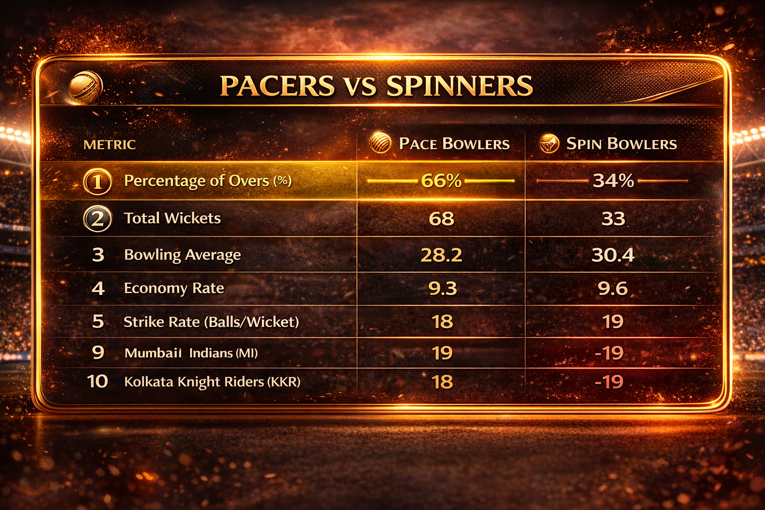 PACERS VS SPINNERS