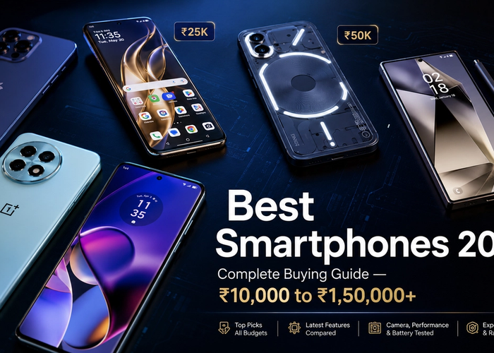 Best Smartphones to Buy in India 2026: Complete Budget-Wise Guide from ₹10,000 to ₹1,50,000+