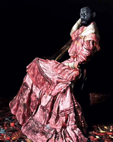 A Rose(1907), after Thomas Anshutz, 2026 - Roméo Mivekannin