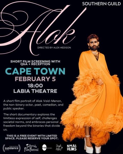 ALOK screening - Labia Theatre, Cape Town - invitation