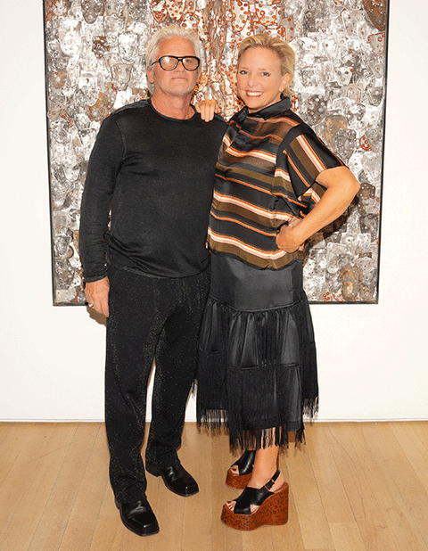 Southern Guild founders Trevyn & Julian McGowan at the opening of Southern Guild New York