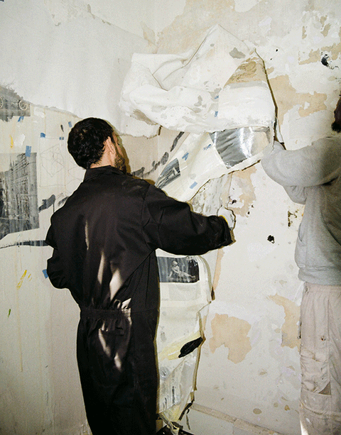 Kamyar Bineshtarigh - Group Show, 2025 - process by Amy Lester