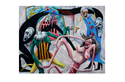 Justine and Demon, 2024 - Dominique Cheminais