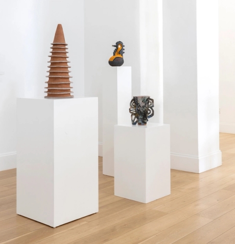 Compressing Materiality - Ebony/Curated, 2024 - Andile Dyalvane