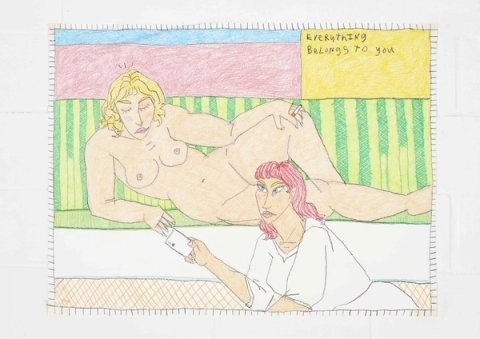 Nano Le Face - She reads the Tarot and the NY Times, 2023