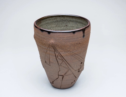 Andile Dyalvane - Africasso Conical Vase Kettle And Wink, 2017