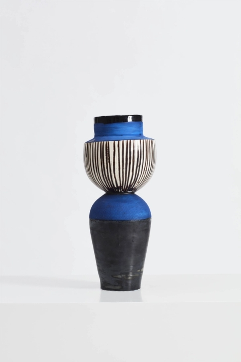 Zizipho Poswa - Tall Blue Vase I, 2020