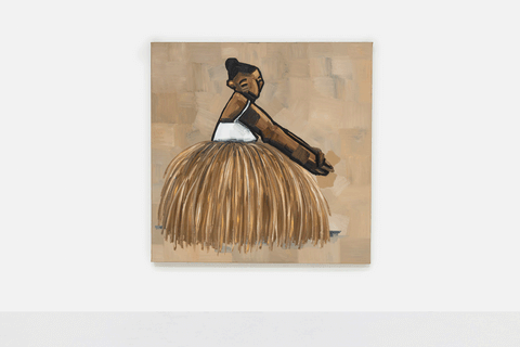 White Peacock, After Simone Leigh, 2025 - Mmangaliso Nzuza