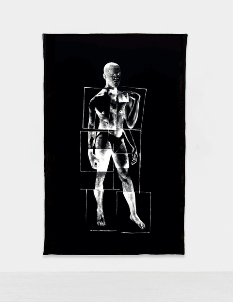Portrait of Jean-Michel Basquiat (1984), after Andy Warhol, 2026 - Romeo Mivekannin