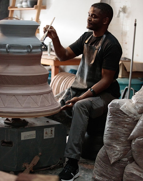 Chuma Maweni - ceramic artist - iMvelaphi 2024