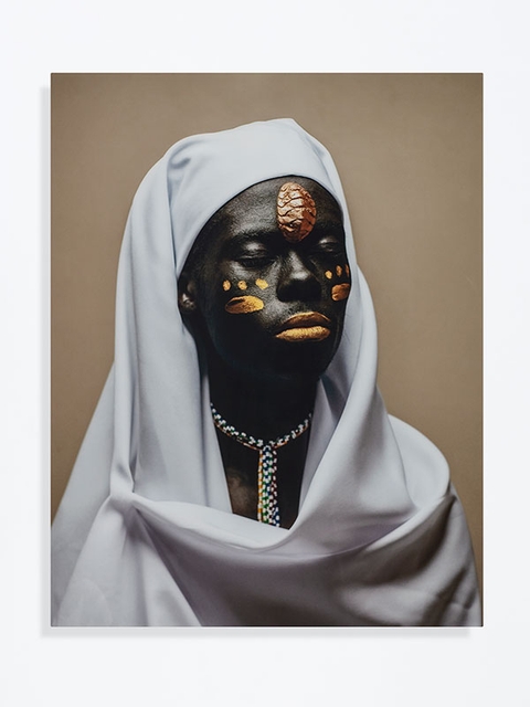 Sisonke Papu at ICTAF collaborative exhibition at Belmond Mount Nelson Hotel