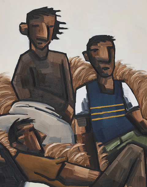 Departure II, 2025 - Mmangaliso Nzuza