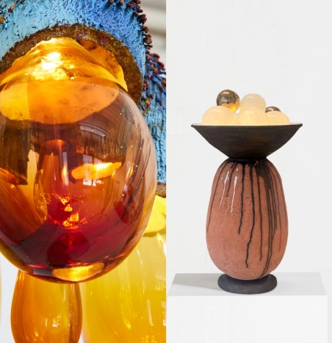 Dyalvane and Poswa in 'Aether Commons: Refracted Cosmologies' at Fundacja Stefana Gierowskiego, Poland