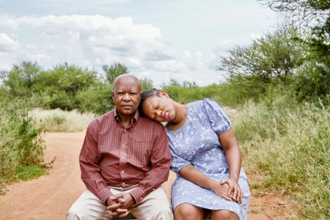 Father & Daughter, 2023 - Thero Makepe