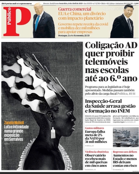 Publico, April 2025 - Zanele Muholi at Serralves