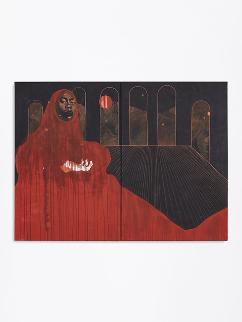 Manyaku Mashilo in ‘Spectrum: On Color & Contemporary Art’ at MoAD, San Francisco