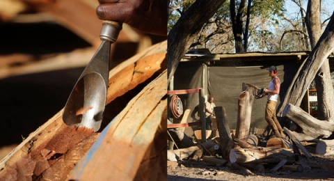 Adam Birch transforms fallen trees into extensive collection of furniture for Xigera