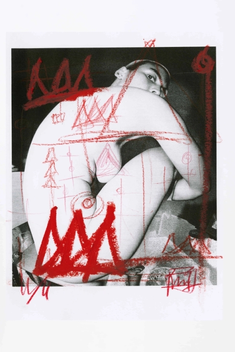 Lea Colombo - White Light Red Shadow Self, 2022