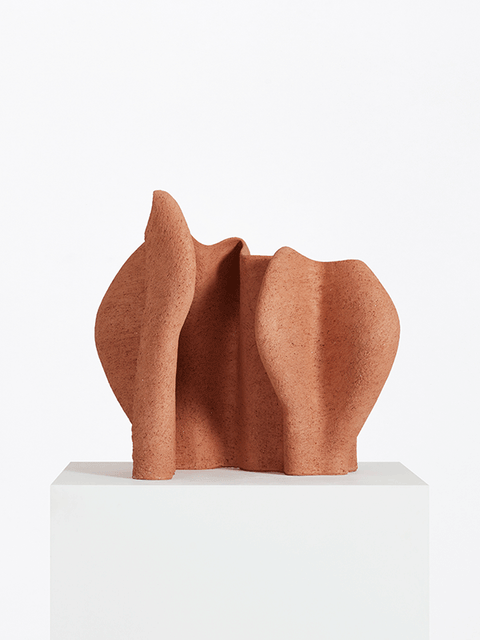 Detour, Earthenware, enamel, 2023