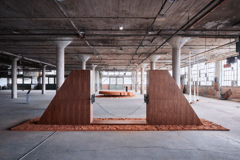 Ascension Device II (actions for earth… or some other oscillation… a haptic and sonic engagement… a breath… or an architecture for gathering between space and time), 2024 - Zalika Azim