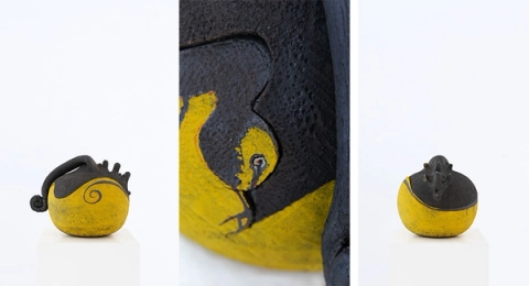 Andile Dyalvane and Zizipho Poswa at the first Indian Ocean Craft Triennial in Australia