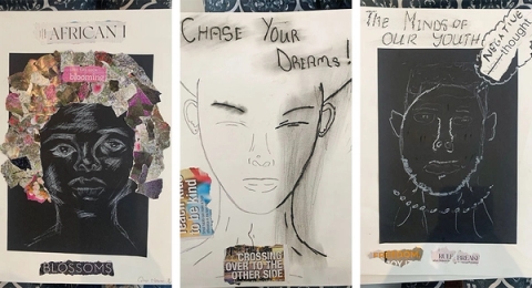 School students engage with Muholi’s work during educational workshops