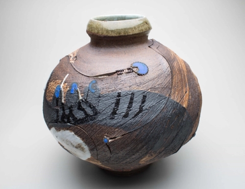 Andile Dyalvane - Moon Jar Africasso: Dripping Red, 2020