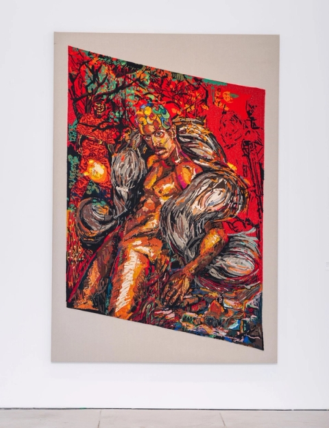 Jacob About to Wrestle an Angel, 2021 - Athi-Patra Ruga