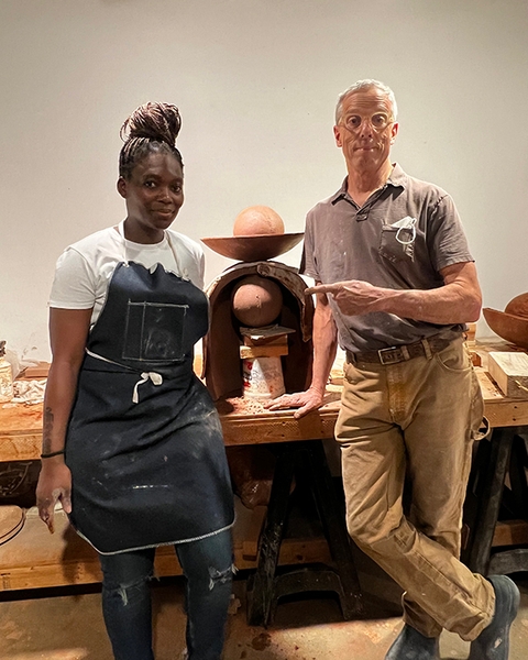 Zizipho Poswa in ‘Tony Marsh: Fever Dream Duets’ at albertz benda, Los Angeles