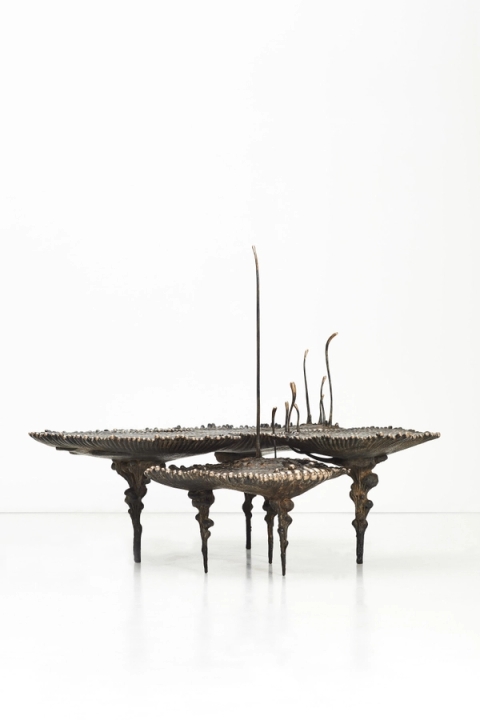 Stanislaw Trzebinski - Archeoflavus Tripartitus (Turin Pattern Coffee Table – Large), 2019