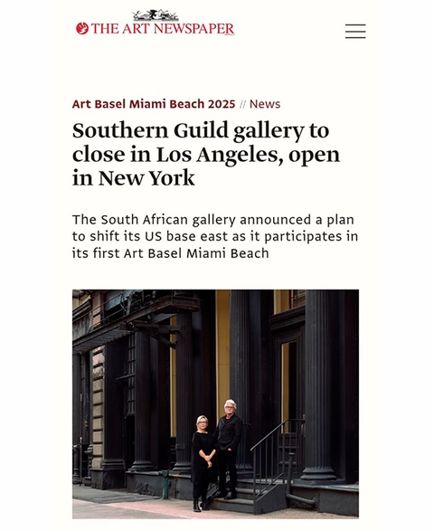 Trevyn and Julian McGowan outside Southern Guild New York in Tribeca - 2025