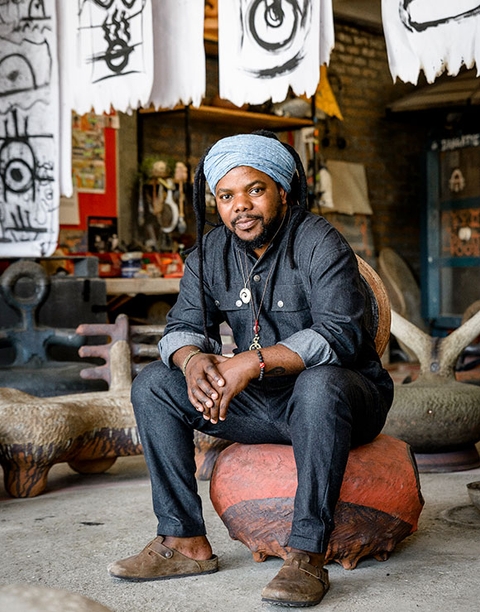 Andile Dyalvane’s ‘iThongo’ travels to New York for his second solo show at Friedman Benda