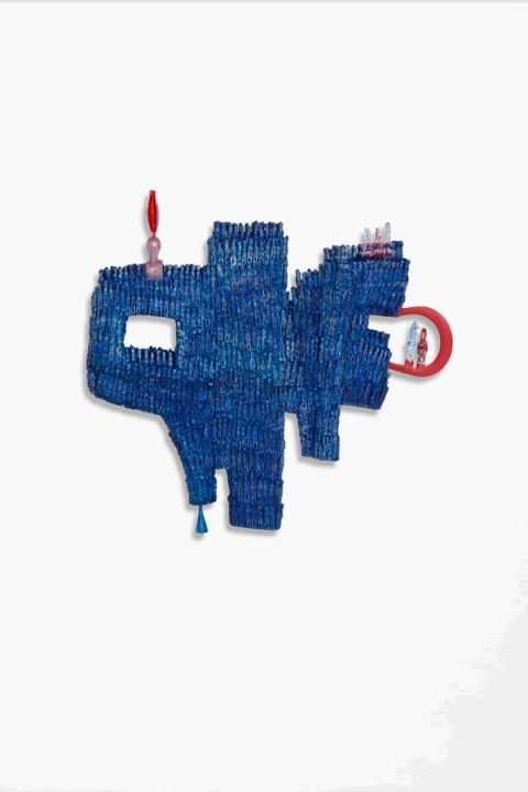 Dominique Zinkpe - Gardien du Temple (Guardian of the Temple), 2022